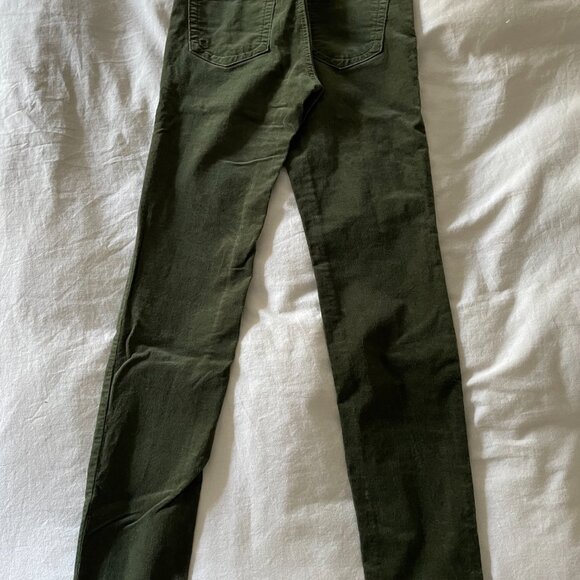Diana Corduroy Skinny - Olive Green - Picture 3 of 4